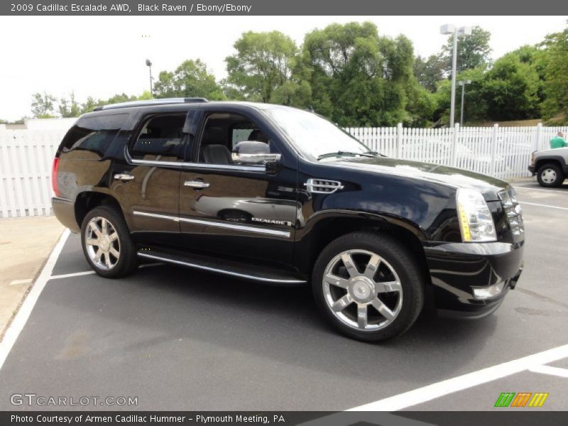 Black Raven / Ebony/Ebony 2009 Cadillac Escalade AWD