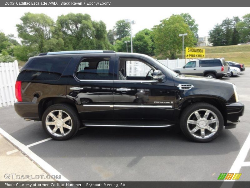 Black Raven / Ebony/Ebony 2009 Cadillac Escalade AWD