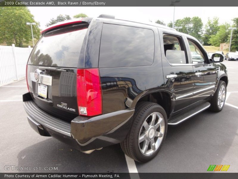 Black Raven / Ebony/Ebony 2009 Cadillac Escalade AWD