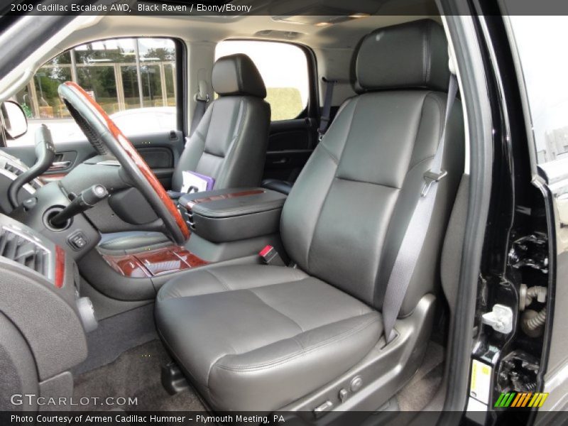 Black Raven / Ebony/Ebony 2009 Cadillac Escalade AWD