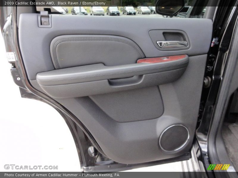 Black Raven / Ebony/Ebony 2009 Cadillac Escalade AWD