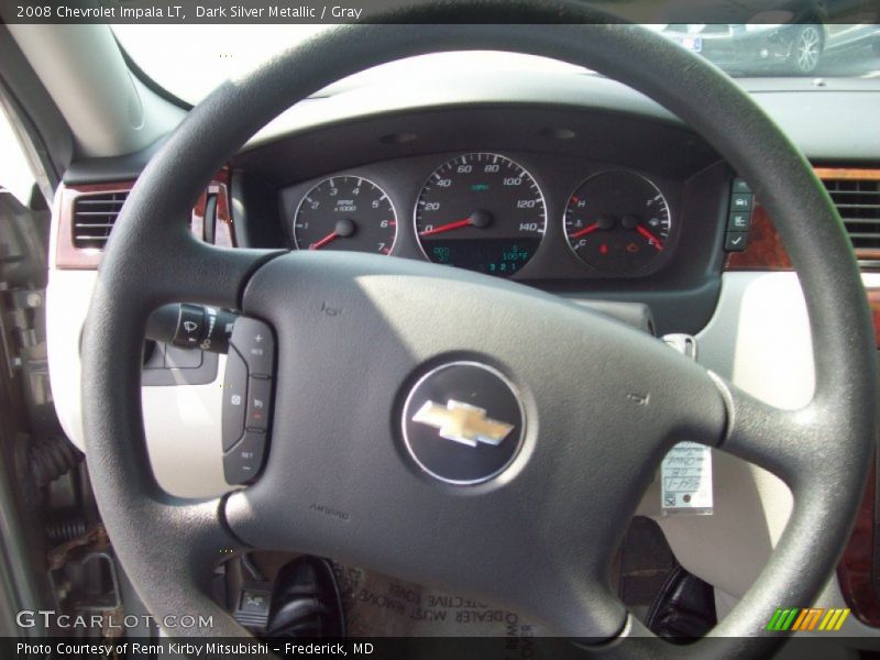 Dark Silver Metallic / Gray 2008 Chevrolet Impala LT
