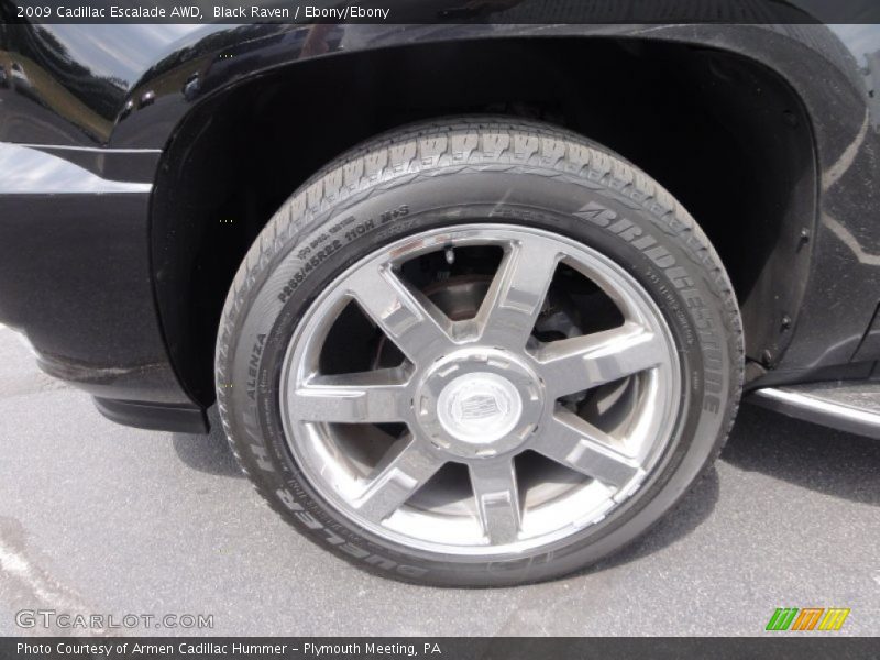 Black Raven / Ebony/Ebony 2009 Cadillac Escalade AWD