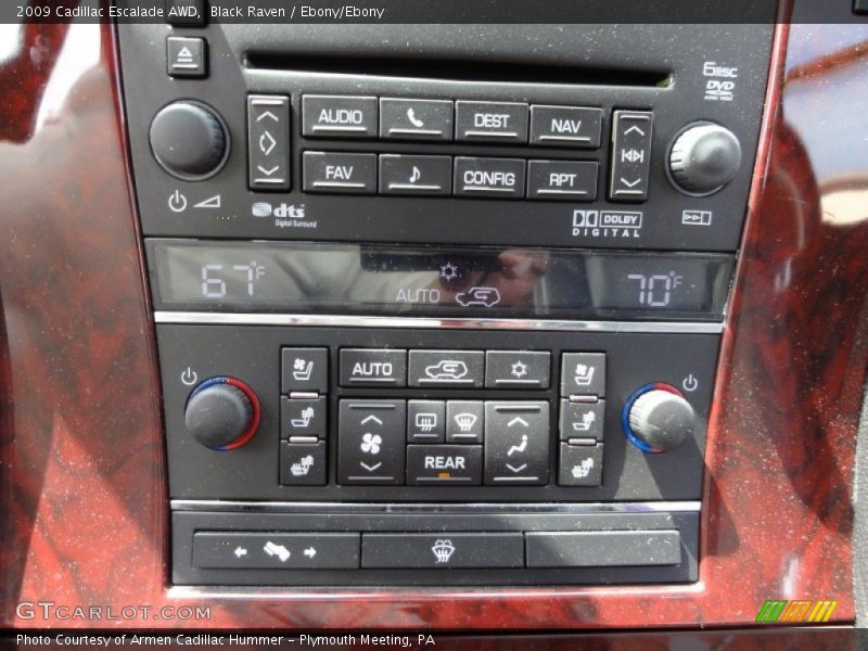 Black Raven / Ebony/Ebony 2009 Cadillac Escalade AWD