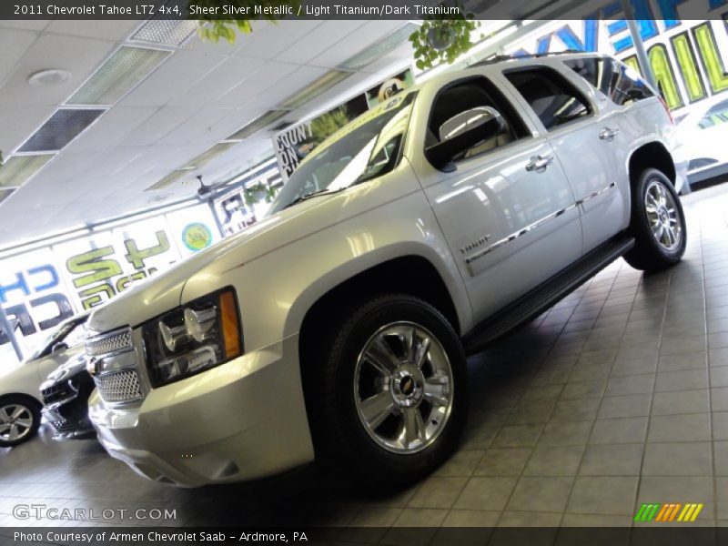Sheer Silver Metallic / Light Titanium/Dark Titanium 2011 Chevrolet Tahoe LTZ 4x4