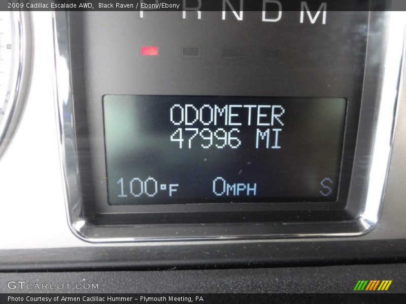 Black Raven / Ebony/Ebony 2009 Cadillac Escalade AWD