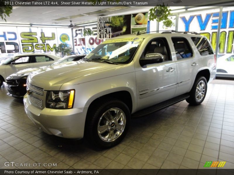 Sheer Silver Metallic / Light Titanium/Dark Titanium 2011 Chevrolet Tahoe LTZ 4x4