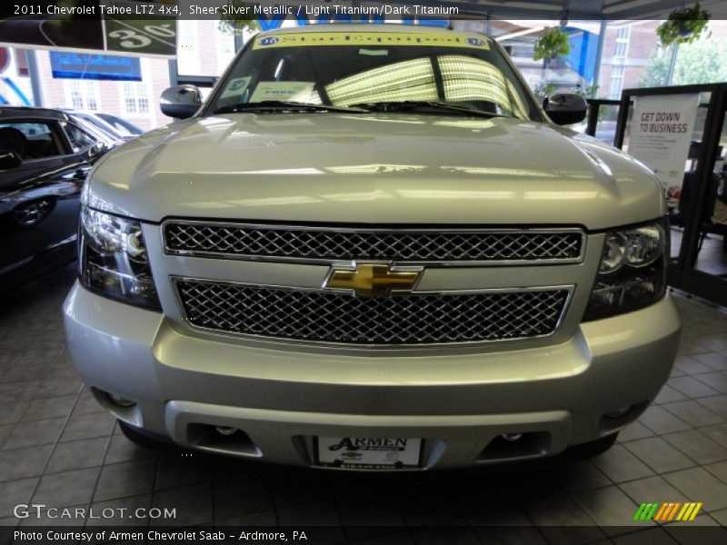 Sheer Silver Metallic / Light Titanium/Dark Titanium 2011 Chevrolet Tahoe LTZ 4x4