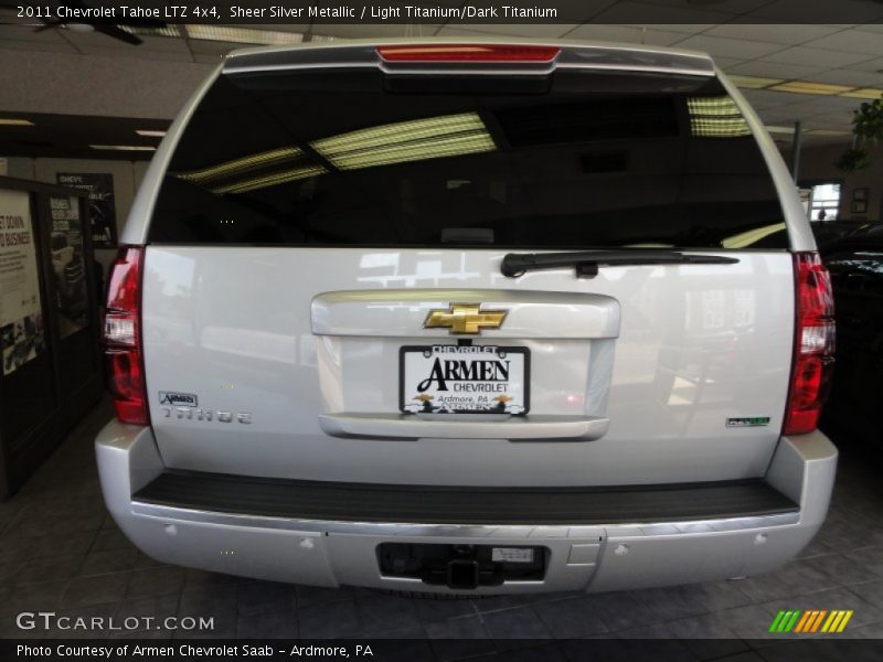 Sheer Silver Metallic / Light Titanium/Dark Titanium 2011 Chevrolet Tahoe LTZ 4x4