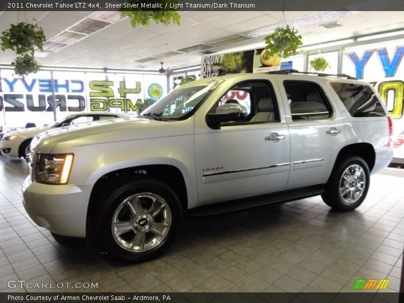 Sheer Silver Metallic / Light Titanium/Dark Titanium 2011 Chevrolet Tahoe LTZ 4x4