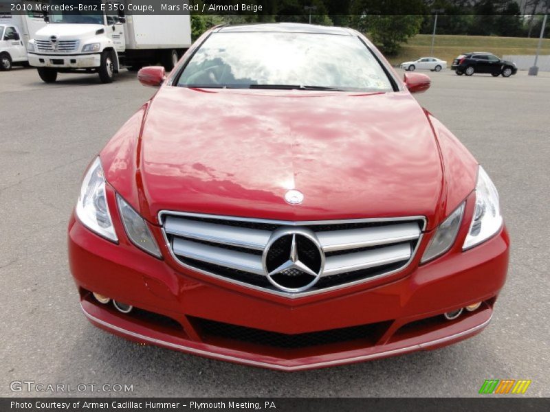 Mars Red / Almond Beige 2010 Mercedes-Benz E 350 Coupe
