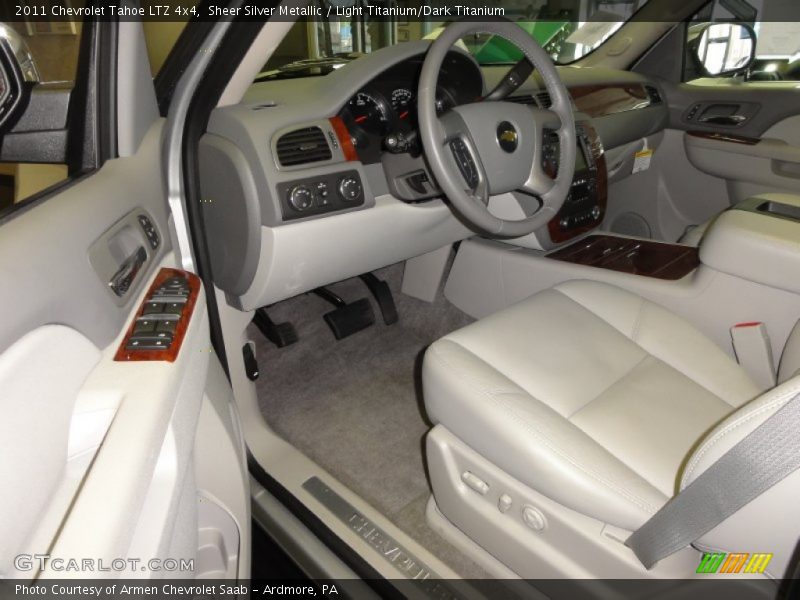 Sheer Silver Metallic / Light Titanium/Dark Titanium 2011 Chevrolet Tahoe LTZ 4x4