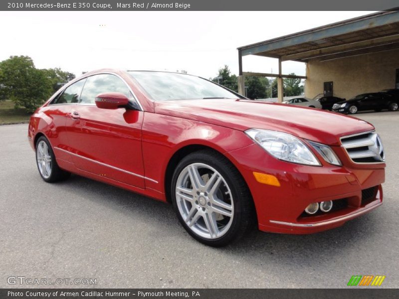 Mars Red / Almond Beige 2010 Mercedes-Benz E 350 Coupe