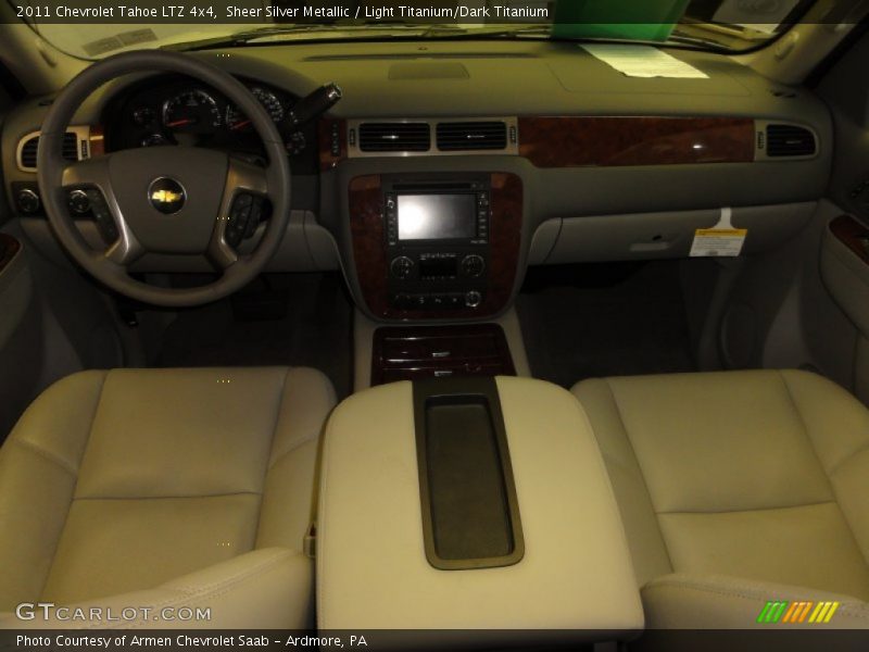 Sheer Silver Metallic / Light Titanium/Dark Titanium 2011 Chevrolet Tahoe LTZ 4x4
