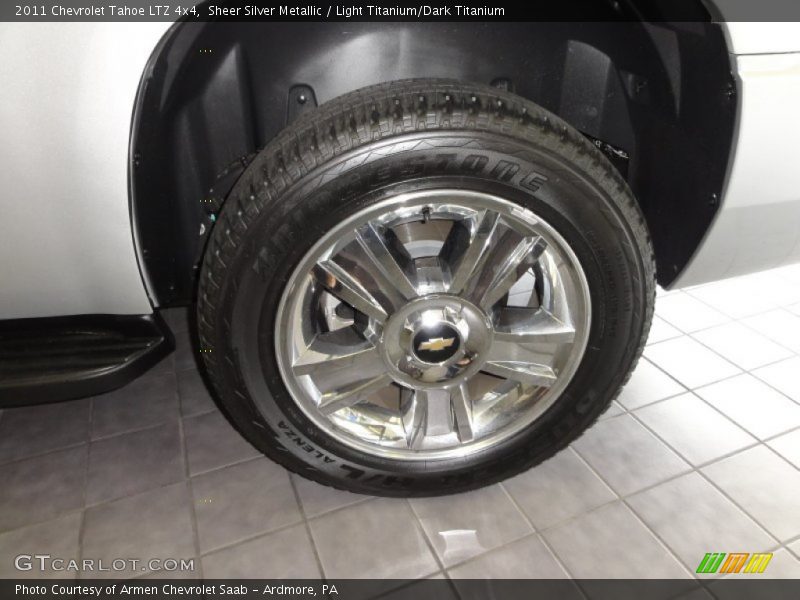 Sheer Silver Metallic / Light Titanium/Dark Titanium 2011 Chevrolet Tahoe LTZ 4x4