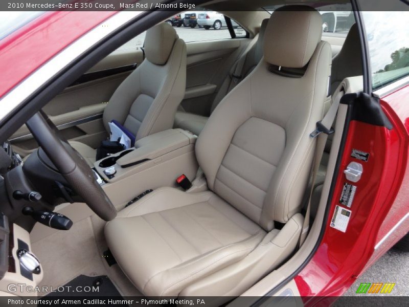 Mars Red / Almond Beige 2010 Mercedes-Benz E 350 Coupe