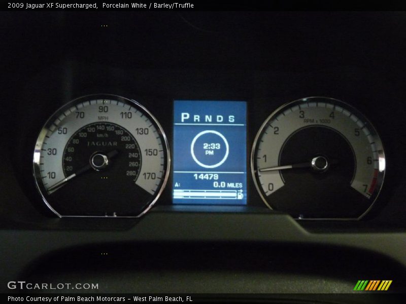 Porcelain White / Barley/Truffle 2009 Jaguar XF Supercharged