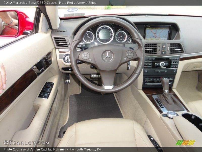 Mars Red / Almond Beige 2010 Mercedes-Benz E 350 Coupe