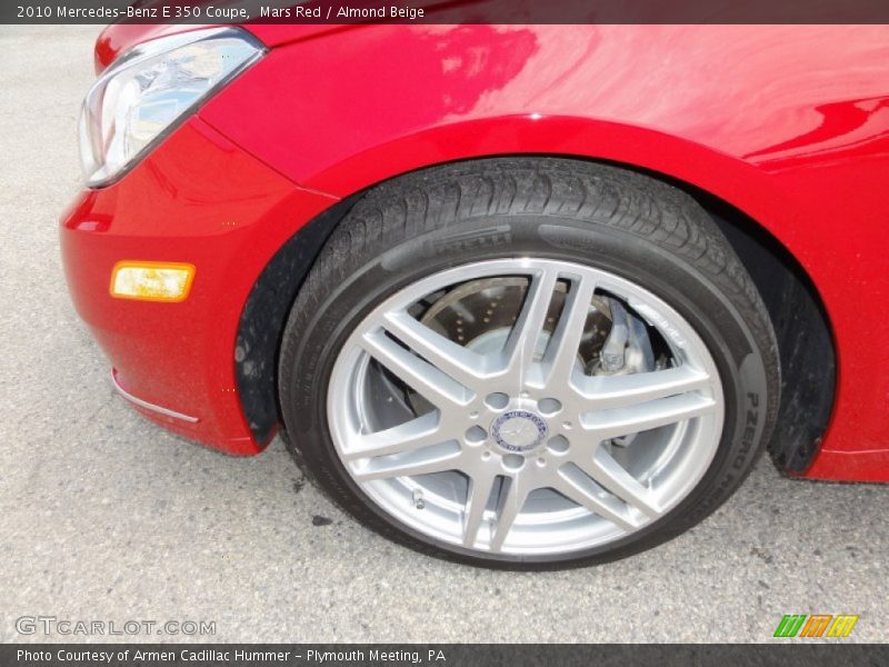 Mars Red / Almond Beige 2010 Mercedes-Benz E 350 Coupe