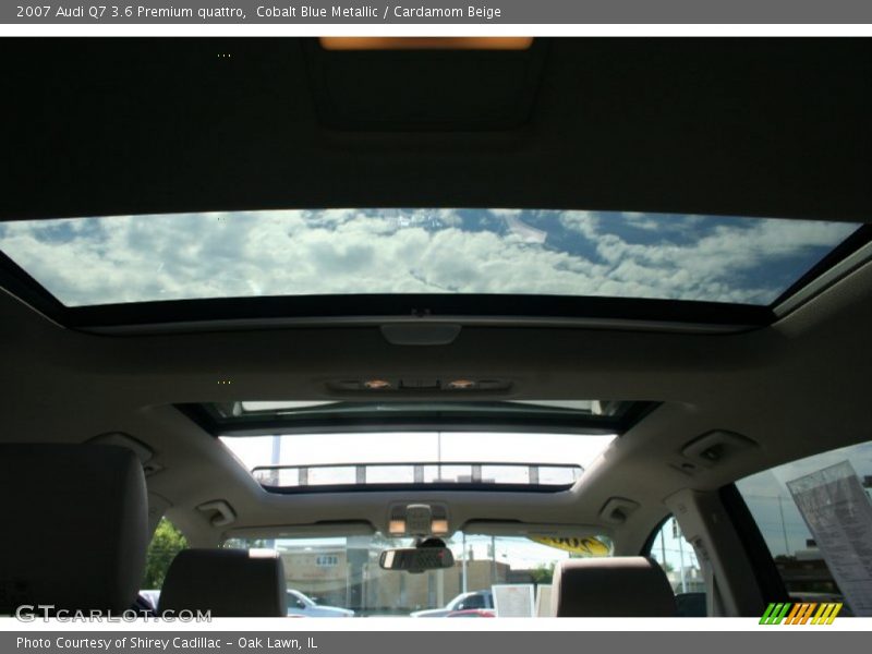 Cobalt Blue Metallic / Cardamom Beige 2007 Audi Q7 3.6 Premium quattro
