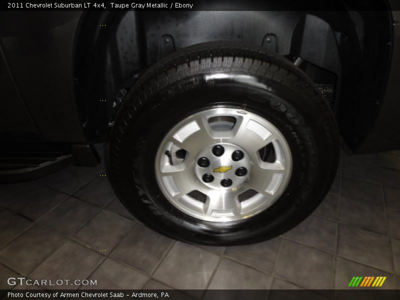 Taupe Gray Metallic / Ebony 2011 Chevrolet Suburban LT 4x4