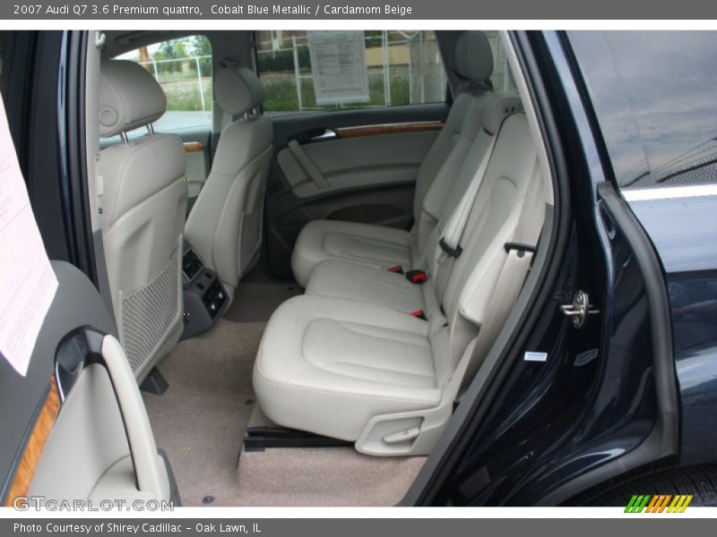 Cobalt Blue Metallic / Cardamom Beige 2007 Audi Q7 3.6 Premium quattro