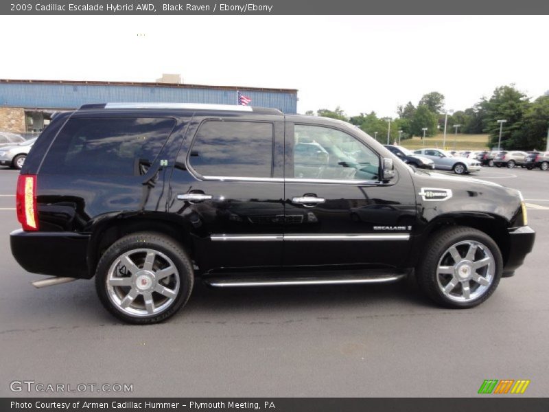 Black Raven / Ebony/Ebony 2009 Cadillac Escalade Hybrid AWD