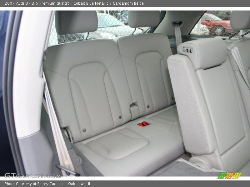 Cobalt Blue Metallic / Cardamom Beige 2007 Audi Q7 3.6 Premium quattro