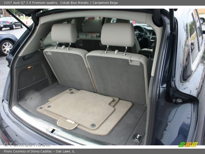 Cobalt Blue Metallic / Cardamom Beige 2007 Audi Q7 3.6 Premium quattro