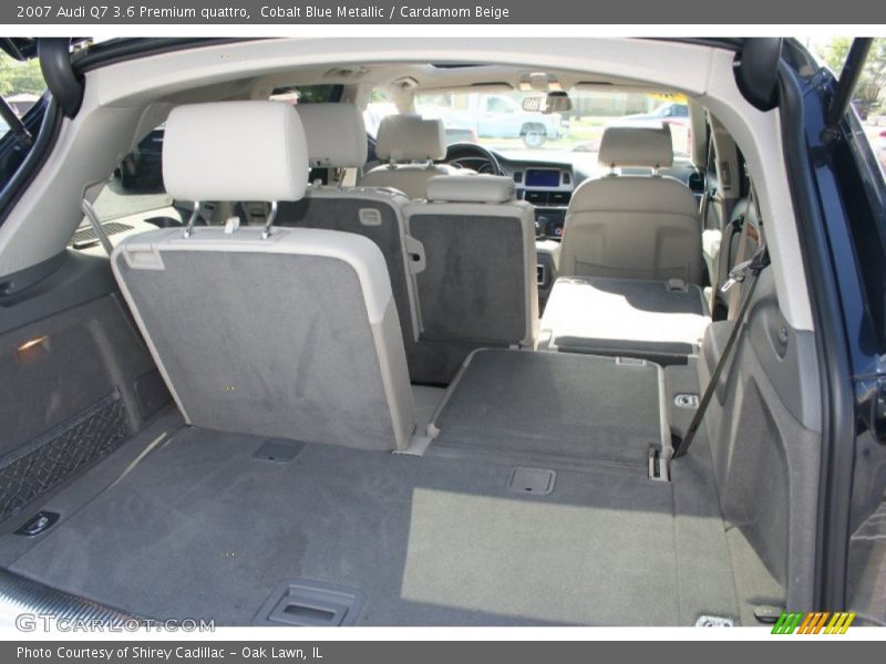 Cobalt Blue Metallic / Cardamom Beige 2007 Audi Q7 3.6 Premium quattro