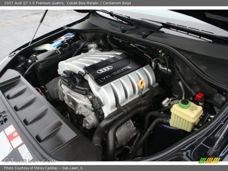 Cobalt Blue Metallic / Cardamom Beige 2007 Audi Q7 3.6 Premium quattro