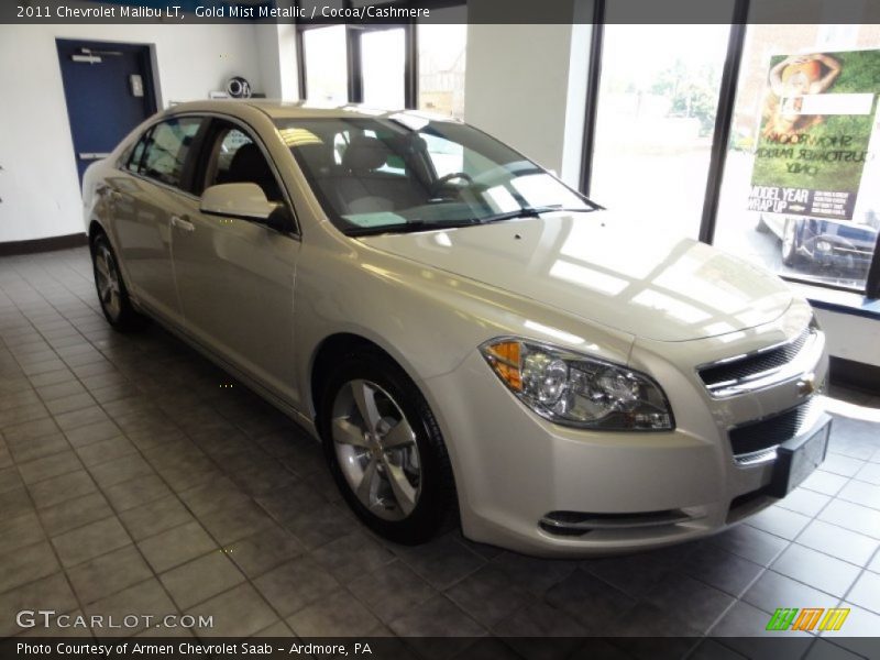 Gold Mist Metallic / Cocoa/Cashmere 2011 Chevrolet Malibu LT