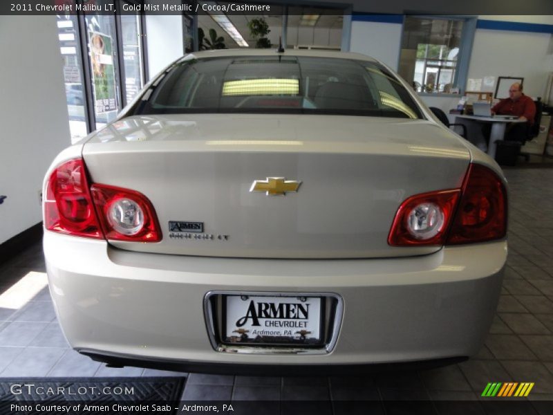 Gold Mist Metallic / Cocoa/Cashmere 2011 Chevrolet Malibu LT