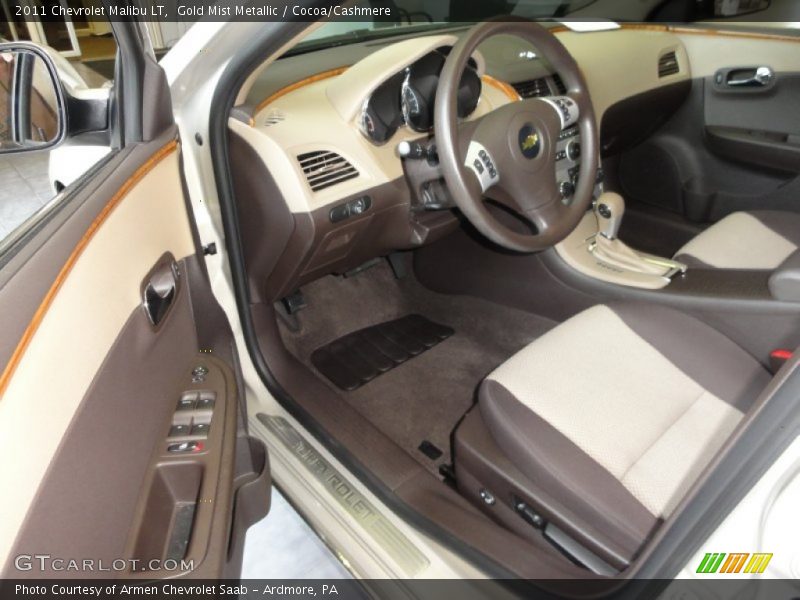 Gold Mist Metallic / Cocoa/Cashmere 2011 Chevrolet Malibu LT