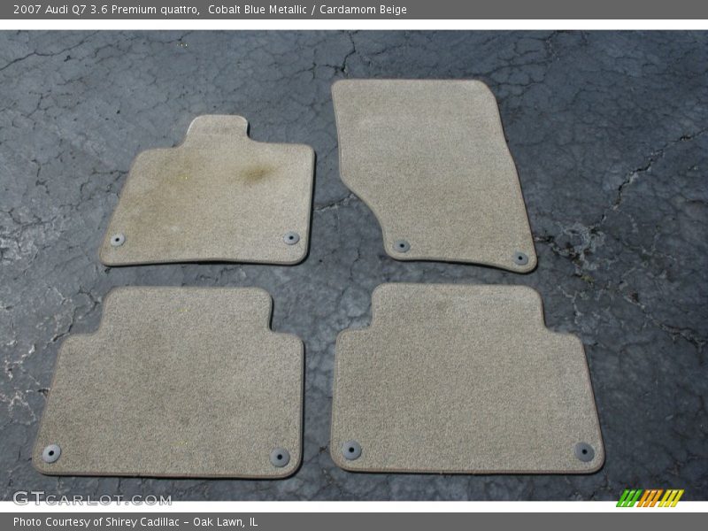 Cobalt Blue Metallic / Cardamom Beige 2007 Audi Q7 3.6 Premium quattro