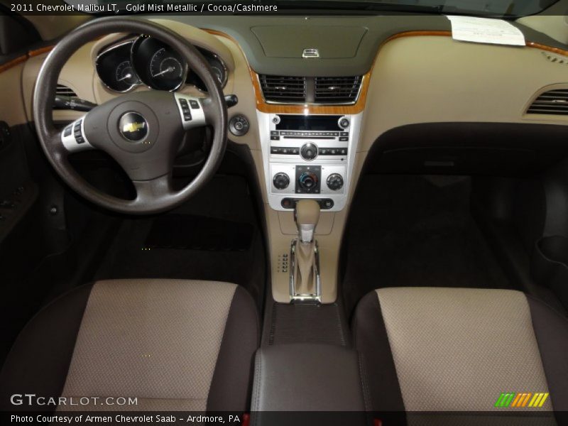 Gold Mist Metallic / Cocoa/Cashmere 2011 Chevrolet Malibu LT