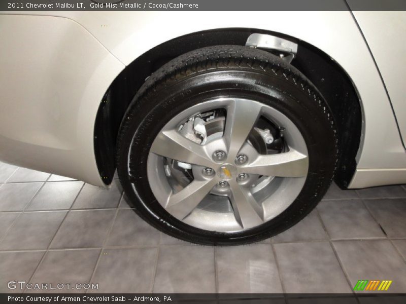Gold Mist Metallic / Cocoa/Cashmere 2011 Chevrolet Malibu LT