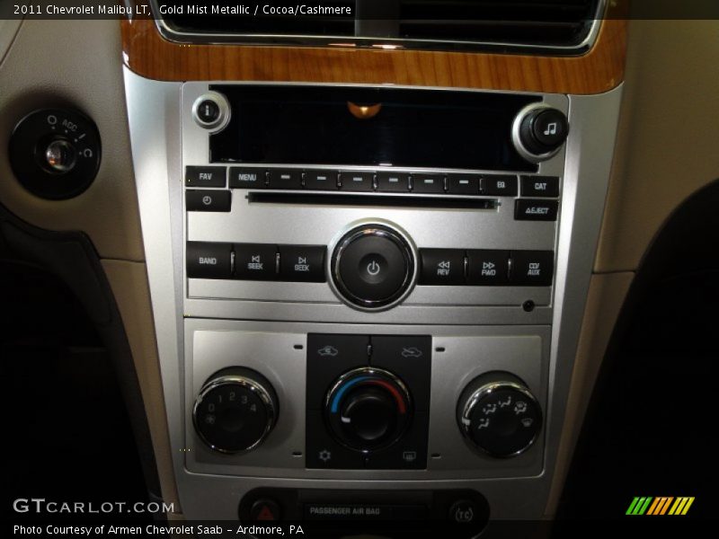 Gold Mist Metallic / Cocoa/Cashmere 2011 Chevrolet Malibu LT