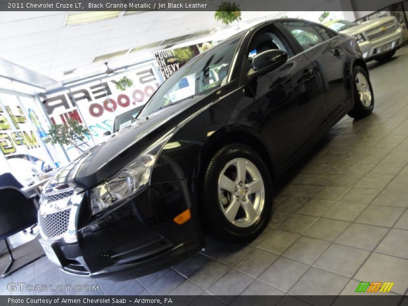 Black Granite Metallic / Jet Black Leather 2011 Chevrolet Cruze LT