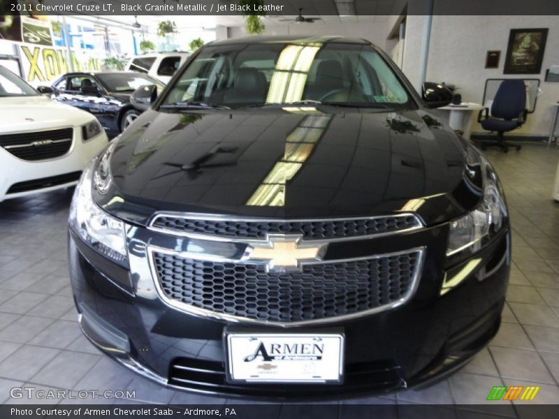 Black Granite Metallic / Jet Black Leather 2011 Chevrolet Cruze LT