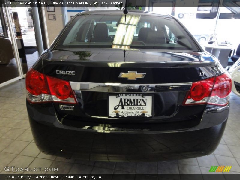 Black Granite Metallic / Jet Black Leather 2011 Chevrolet Cruze LT