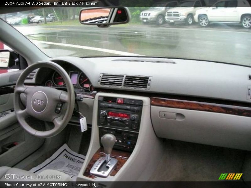 Brilliant Black / Platinum 2004 Audi A4 3.0 Sedan
