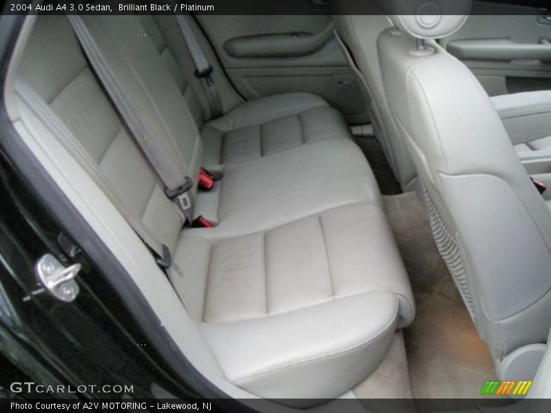 Brilliant Black / Platinum 2004 Audi A4 3.0 Sedan