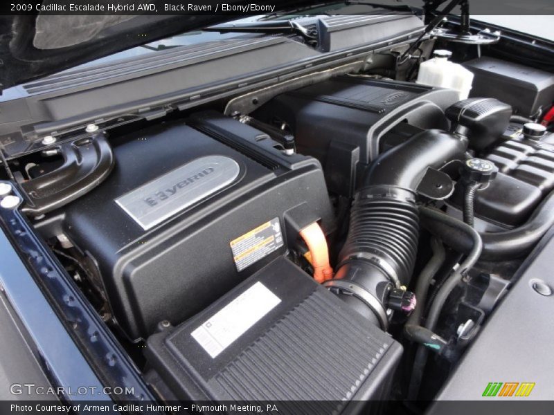  2009 Escalade Hybrid AWD Engine - 6.0 Liter OHV 16-Valve VVT V8 Gasoline/Electric Hybrid