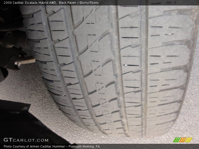 Black Raven / Ebony/Ebony 2009 Cadillac Escalade Hybrid AWD