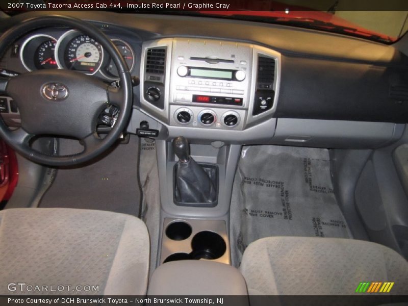 Impulse Red Pearl / Graphite Gray 2007 Toyota Tacoma Access Cab 4x4