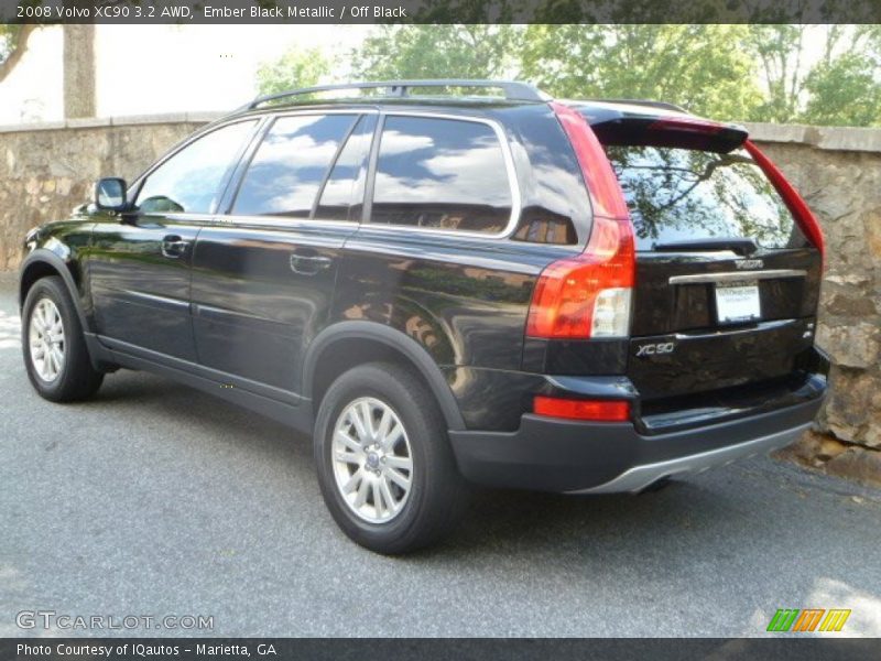 Ember Black Metallic / Off Black 2008 Volvo XC90 3.2 AWD