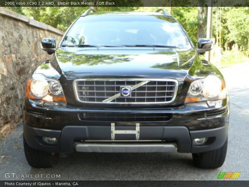 Ember Black Metallic / Off Black 2008 Volvo XC90 3.2 AWD