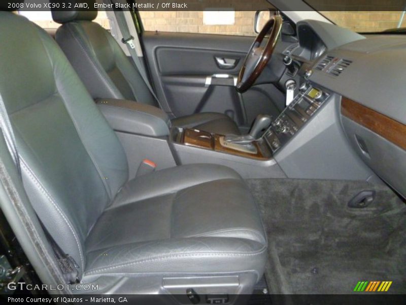 Ember Black Metallic / Off Black 2008 Volvo XC90 3.2 AWD