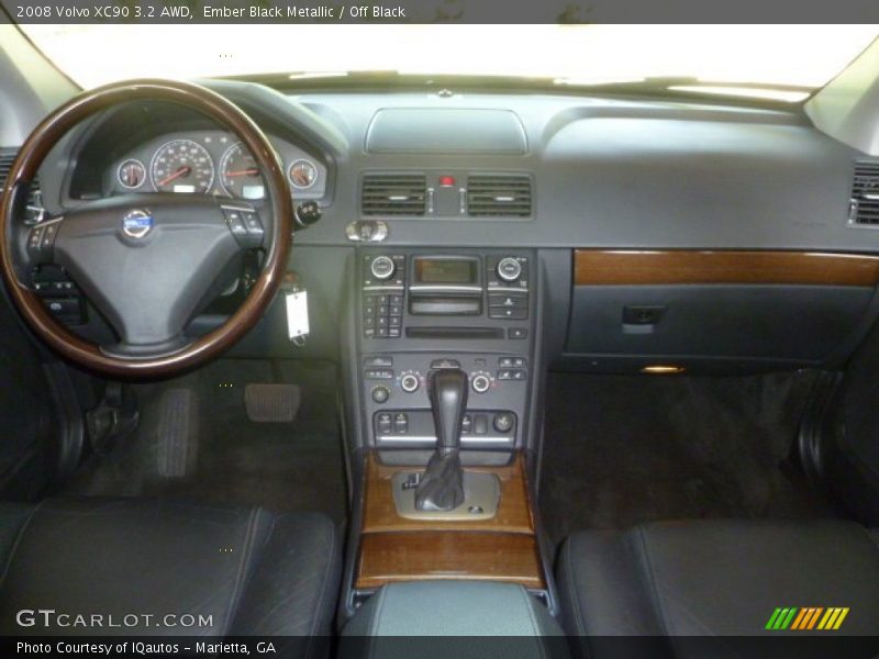 Ember Black Metallic / Off Black 2008 Volvo XC90 3.2 AWD